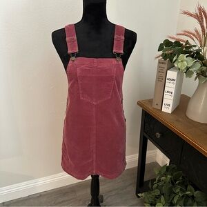 Forever 21 Mauve Corduroy Overall Dress
